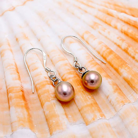 Sterling Silver Stunning Pearl Dangles